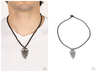 Get Your ARROWHEAD in the Game - Black Urban Necklace