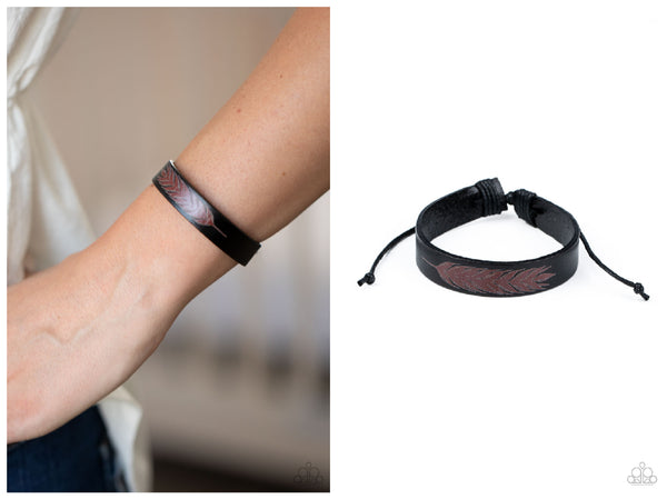 This QUILL All Be Yours - Black Bracelet