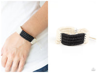 Hot Cross BUNGEE - Black Bracelet