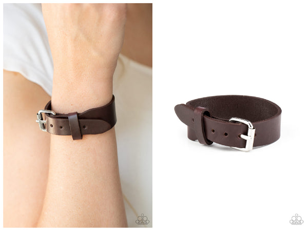 Tougher Than Leather - Brown Bracelet