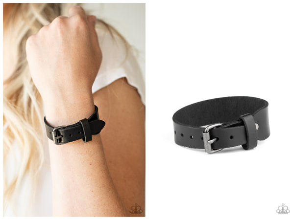 Tougher Than Leather - Black Bracelet