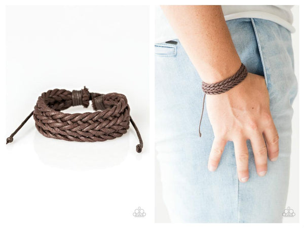 Knot the End of the World - Brown Bracelet