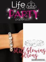 Still Glowing Strong - White Bracelet