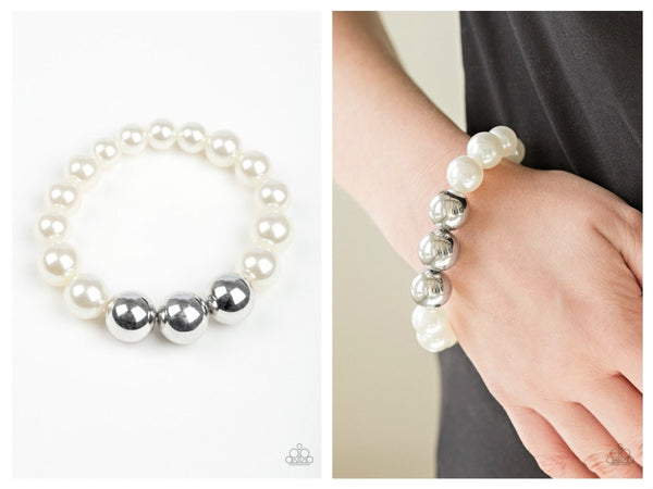 All Dressed UPTOWN - White Bracelet