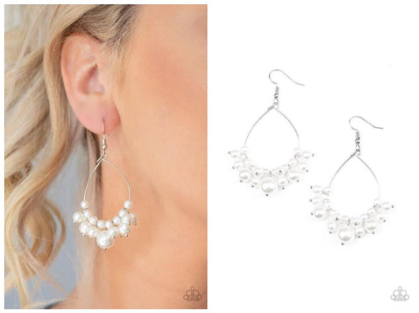 5th Avenue Appeal - White Earring