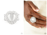 Lovely Luster - White Ring