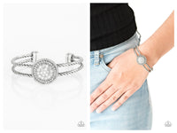 Definitely Dazzling - White Bracelet