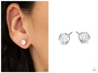 Delicately Dainty - White Post Earring