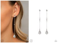 When It REIGNS - White Post Earring