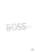 Yas Boss! - White Hair Clip