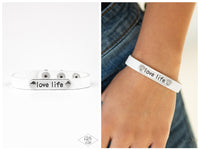 Love Life - White Bracelet