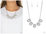 Pearly Pond - White Necklace