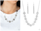 Refined Reflections - White Necklace