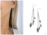 Chiming Leaflets - White Earring