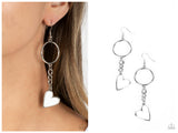 Don’t Miss a HEARTBEAT - White Earring