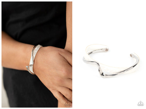 Craveable Curves - White Bracelet