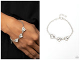 Little Heartbreaker - White Bracelet