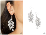 Ice Garden Gala - White Earring
