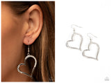 Tenderhearted Twinkle - White Earring