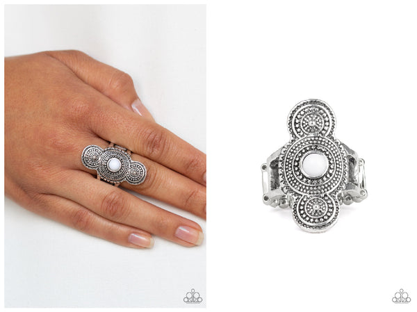 Desert Mandalas - White Ring