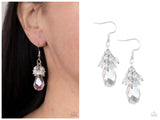 Well Versed in Sparkle - White Earring
