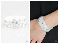 Bring On The Bling - White Bracelet