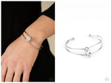 GLOW No Mercy - White Bracelet