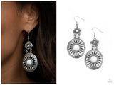 Temple of The Sun - White Earring