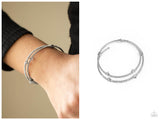 Let Freedom BLING - White Bracelet