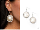 Esteemed Elegance - White Earring