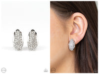 Revenue Avenue - White Clip-on Earring