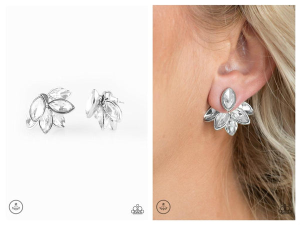 Fanciest Of Them All - White Post Earring