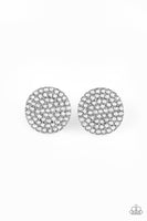 Radiant Ripples - White Post Earring