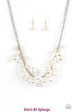 Glam Queen - White Necklace