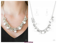 A Pop Of Posh - White Necklace