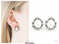 Poshly Princess - White Post Earring