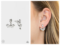 Hidden Talent - White Post Earring