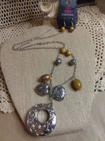 Yellow Necklace - Vintage