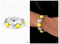 Boardwalk Boho - Yellow Bracelet