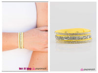 Yellow Snap Bracelet