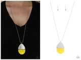 Rainbow Shores - Yellow Necklace