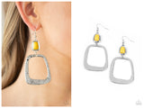Material Girl Mod - Yellow Earring