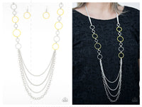 Beautifully Bubbly - Yellow Necklace