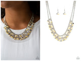 Pebble Pioneer - Yellow Necklace