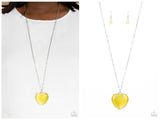 Warmhearted Glow - Yellow Necklace