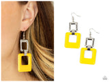 Twice As Nice - Yellow Earring