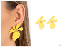 Hawaiian Heiress - Yellow Post Earring