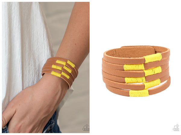 Country Colors - Yellow Bracelet