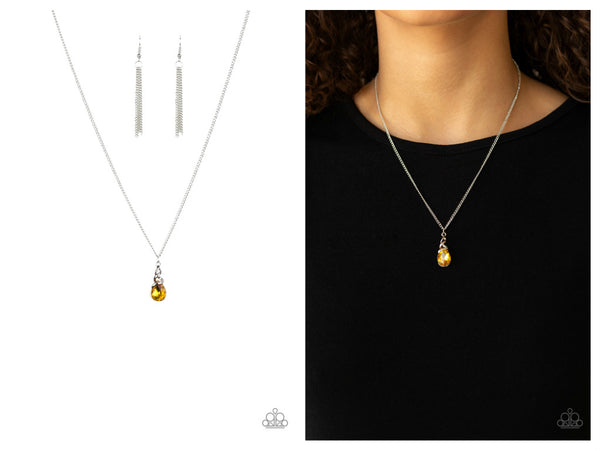 Timeless Trinket - Yellow Necklace