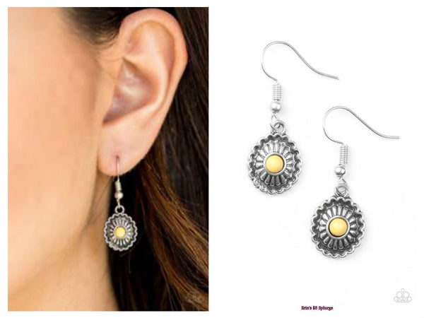 Wild In Wildflowers - Yellow Earring